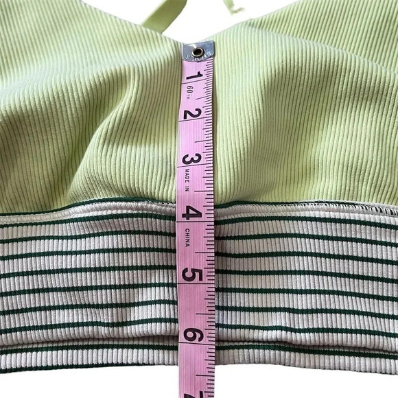 Offline by Aerie Women's L Green Neon Sports Bra Medium Support - Picture 10 of 10